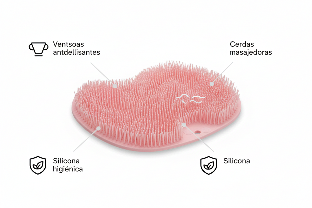 Infografía características Alfombrilla FixaStep™